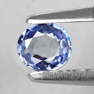 💎VS Clarity Light‎ Blue .5 CT Conical Circle-Cut Sapphire
